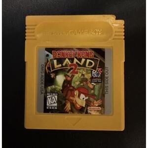 Donkey Kong Land 2 (Nintendo Game Boy) Yellow Cartridge Only Tested